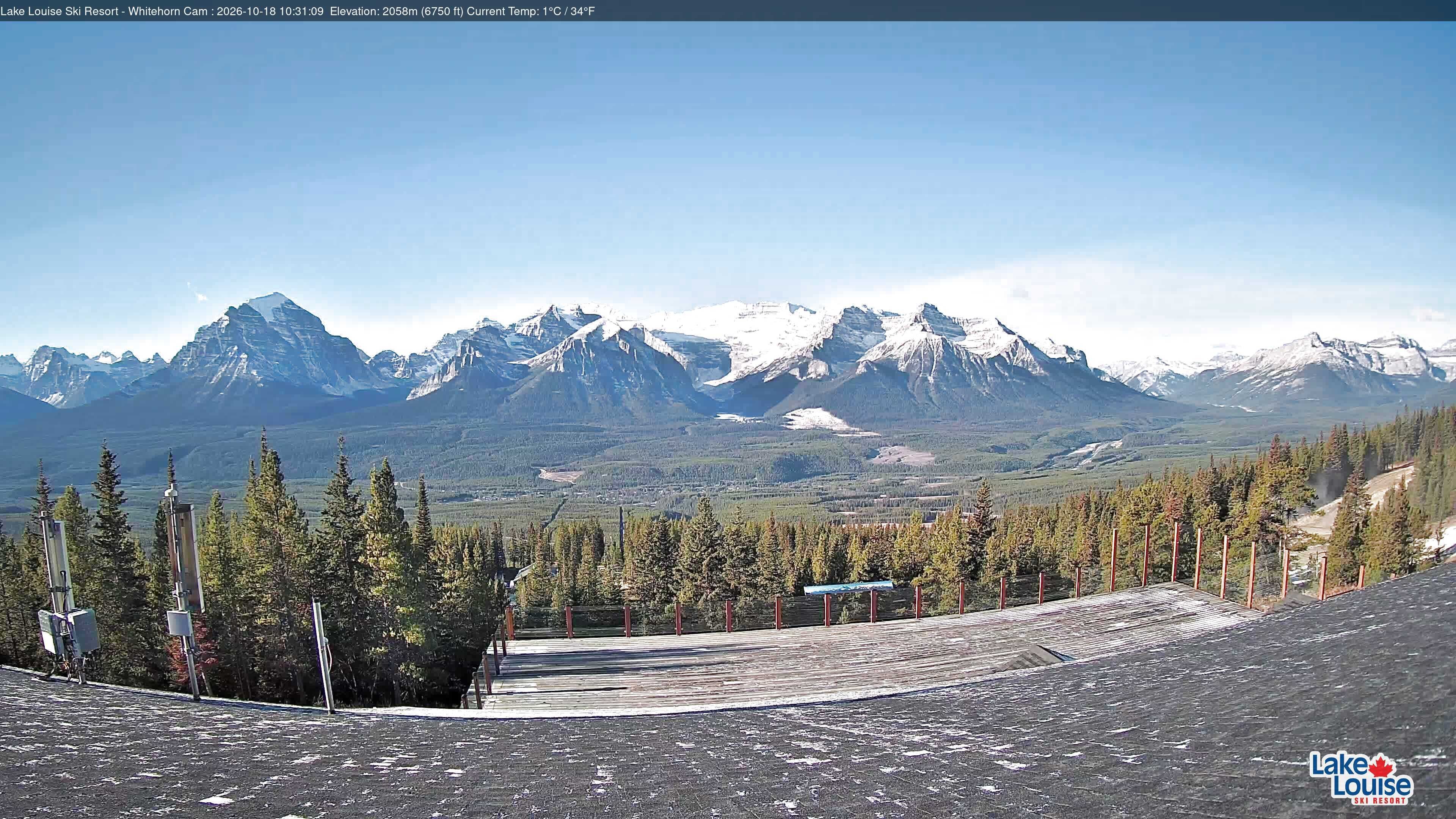 Archiv Foto Webcam Whitehorn Lodge (2.058m)