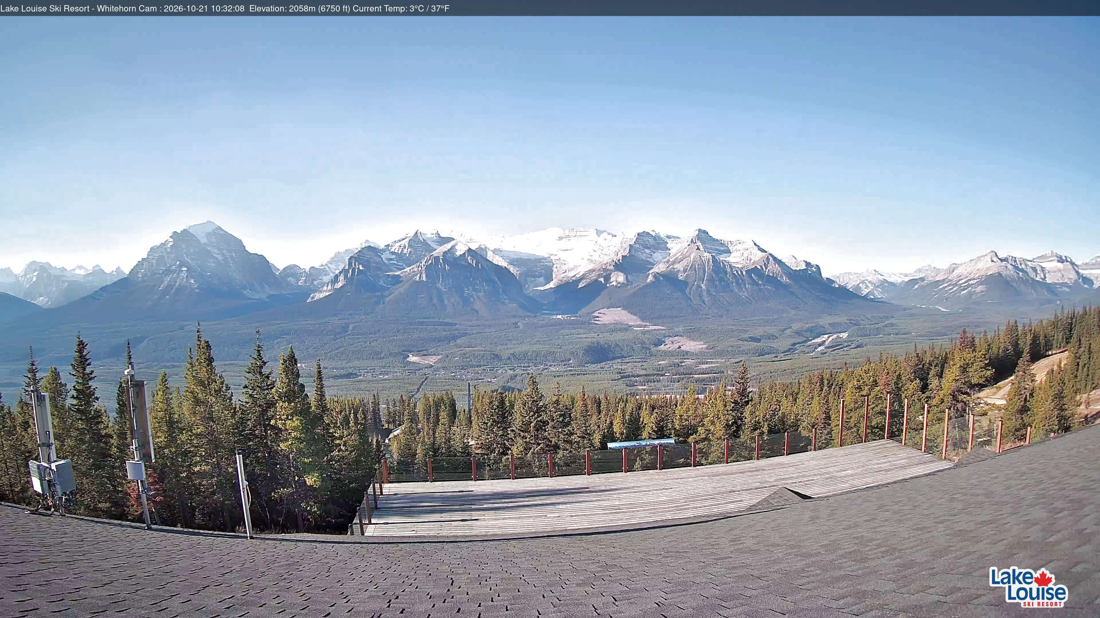 Archived image Webcam Whitehorn Lodge (2.058m)