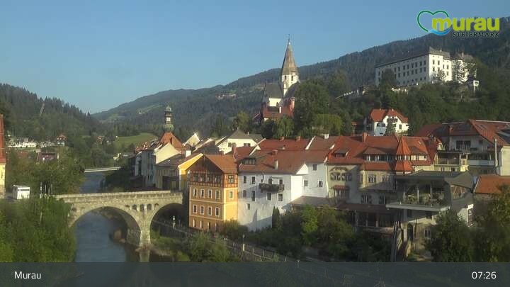 Archiv Foto Webcam Murau - Steiermark