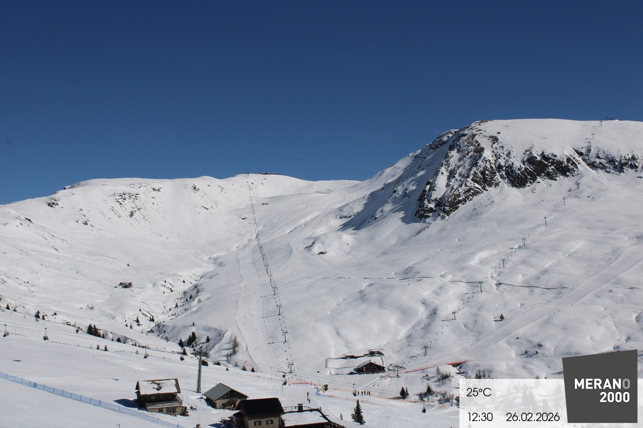 Archived image Webcam mountain restaurant Kirchsteiger Hütte, Merano/Meran