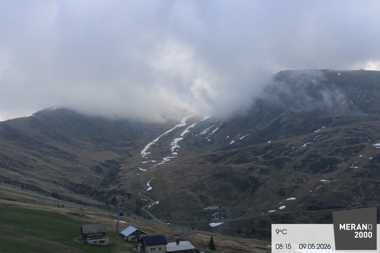 Archived image Webcam mountain restaurant Kirchsteiger Hütte, Merano/Meran