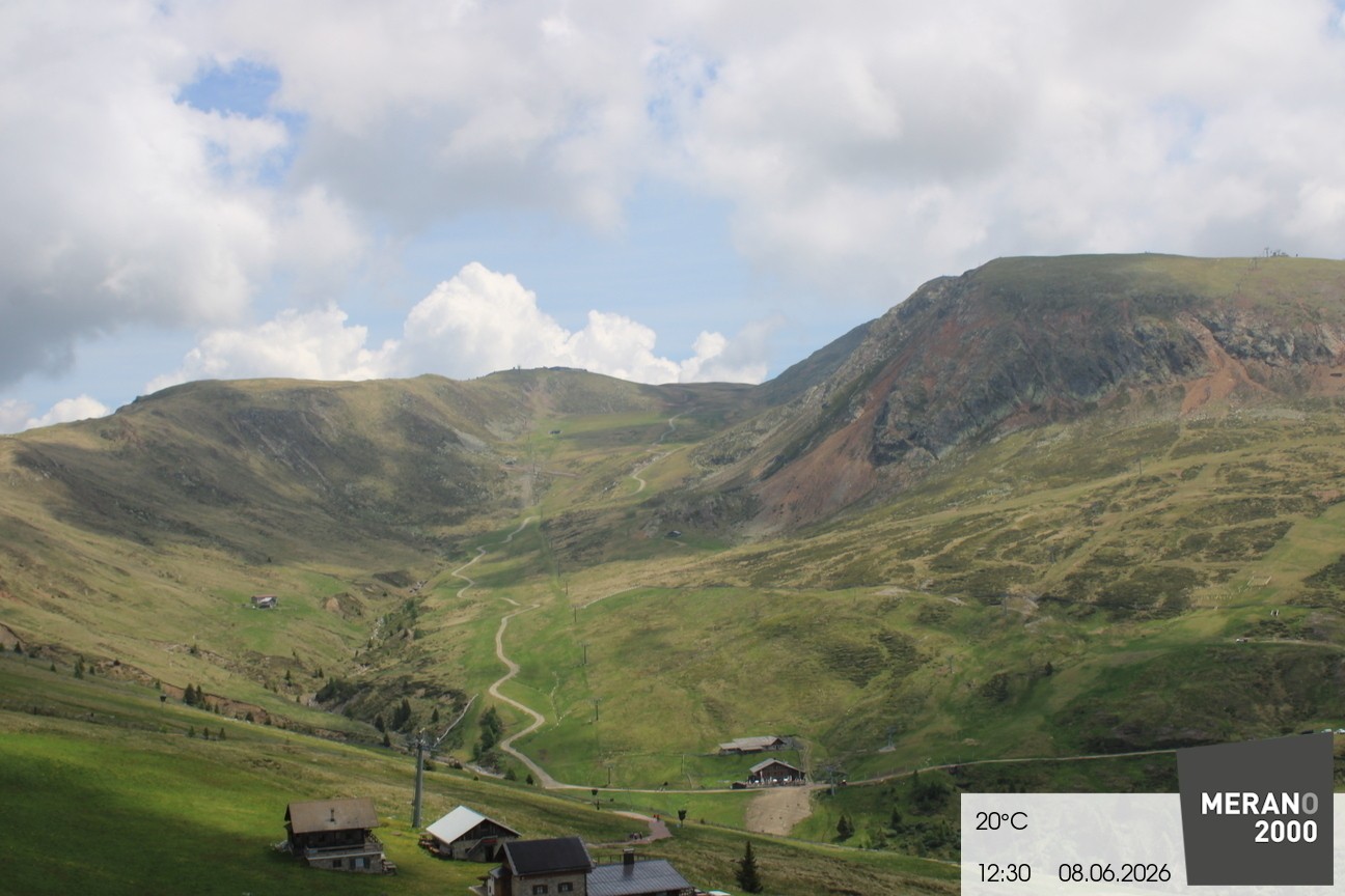 Archived image Webcam mountain restaurant Kirchsteiger Hütte, Merano/Meran