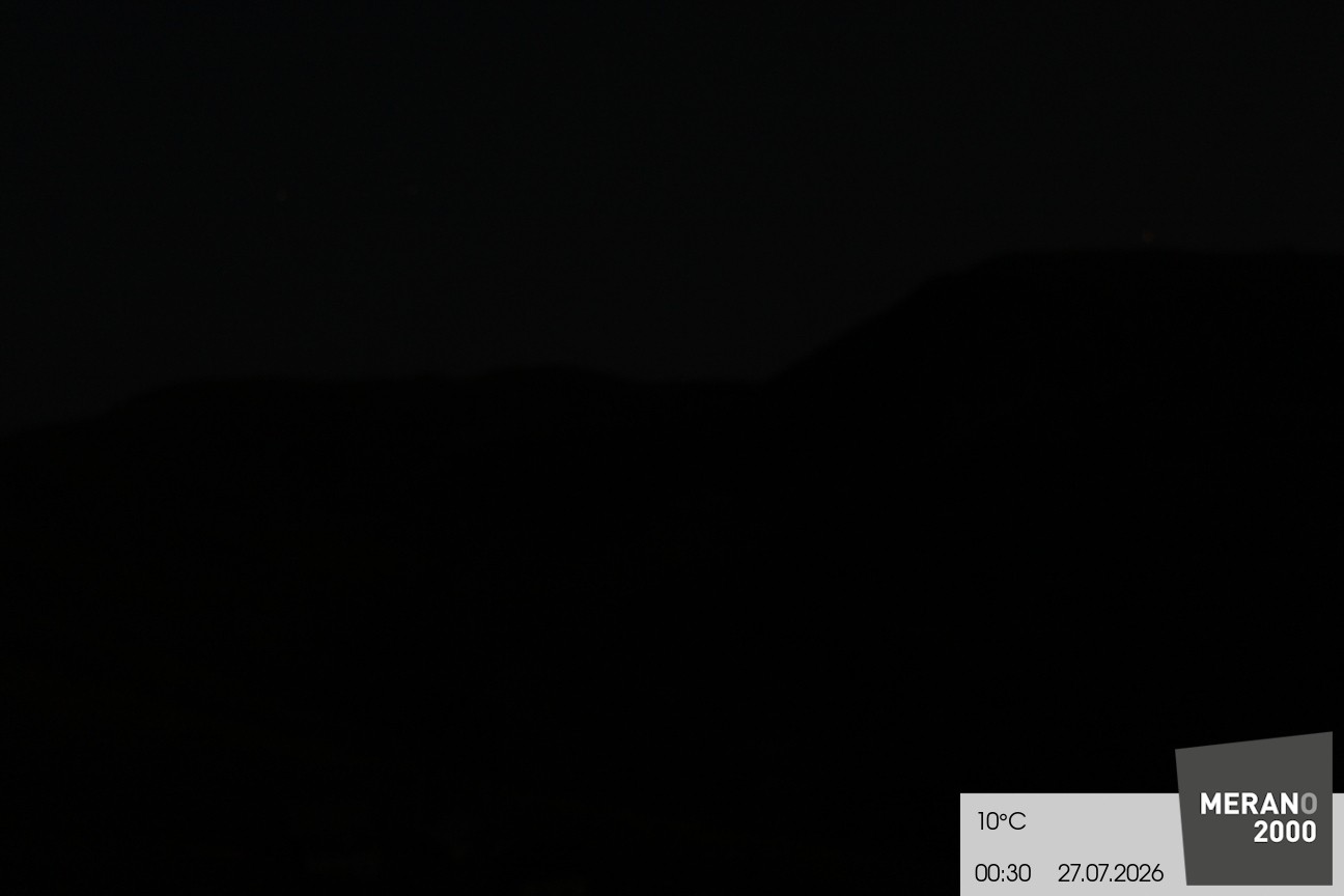 Archived image Webcam mountain restaurant Kirchsteiger Hütte, Merano/Meran