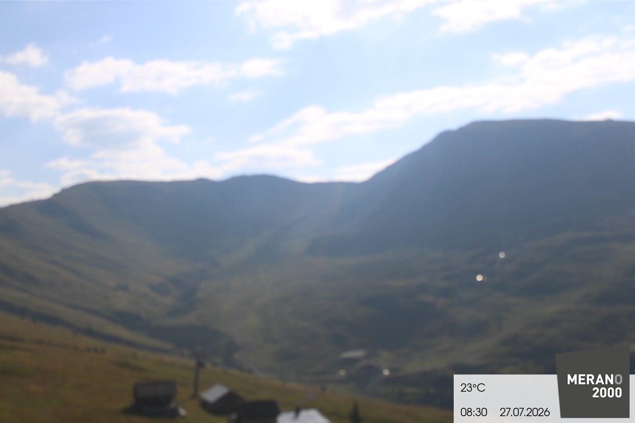 Archived image Webcam mountain restaurant Kirchsteiger Hütte, Merano/Meran