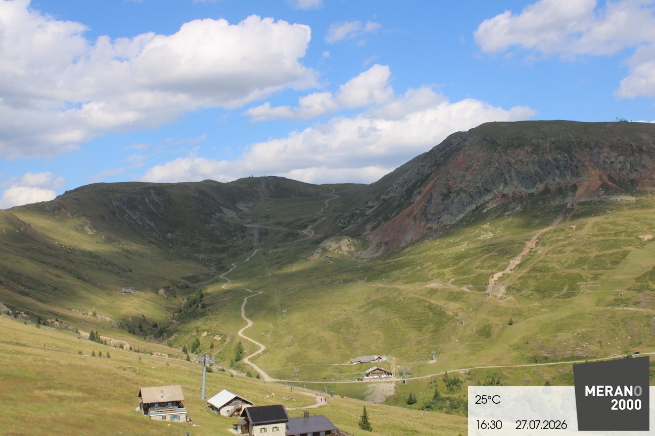 Archived image Webcam mountain restaurant Kirchsteiger Hütte, Merano/Meran