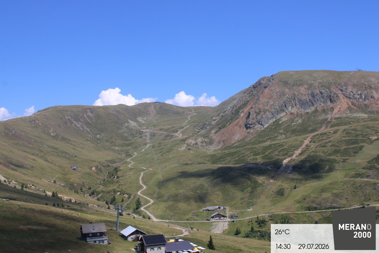 Archived image Webcam mountain restaurant Kirchsteiger Hütte, Merano/Meran
