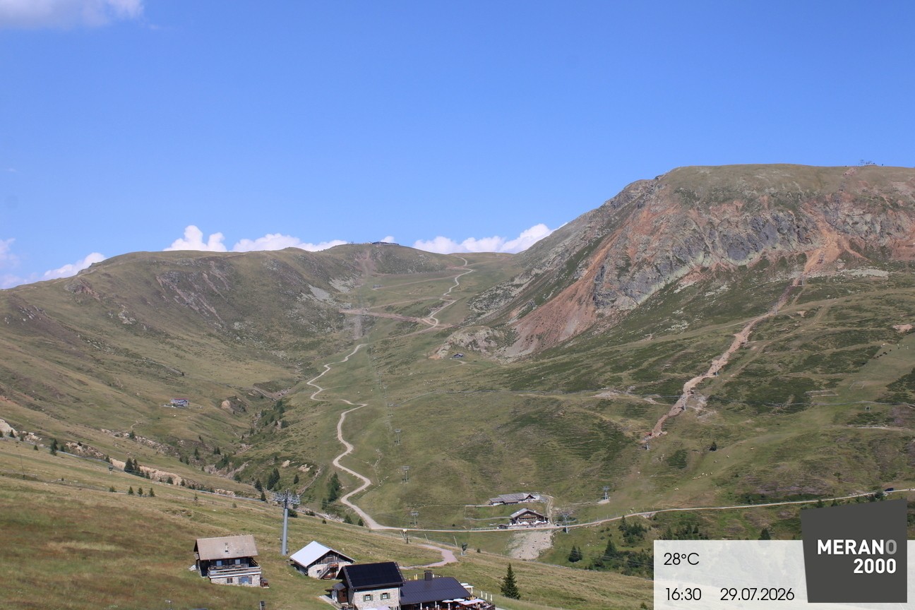 Archived image Webcam mountain restaurant Kirchsteiger Hütte, Merano/Meran