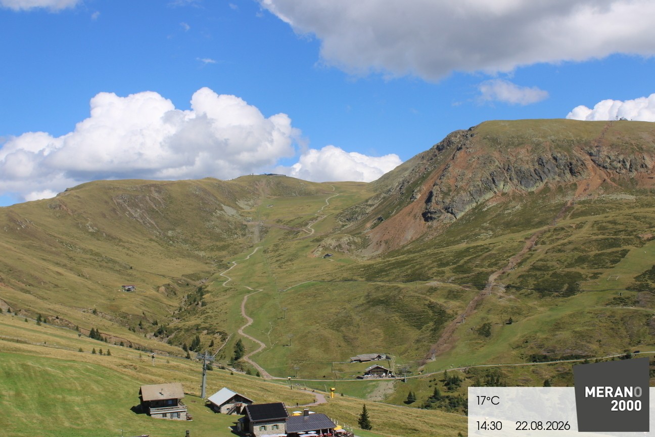 Archived image Webcam mountain restaurant Kirchsteiger Hütte, Merano/Meran