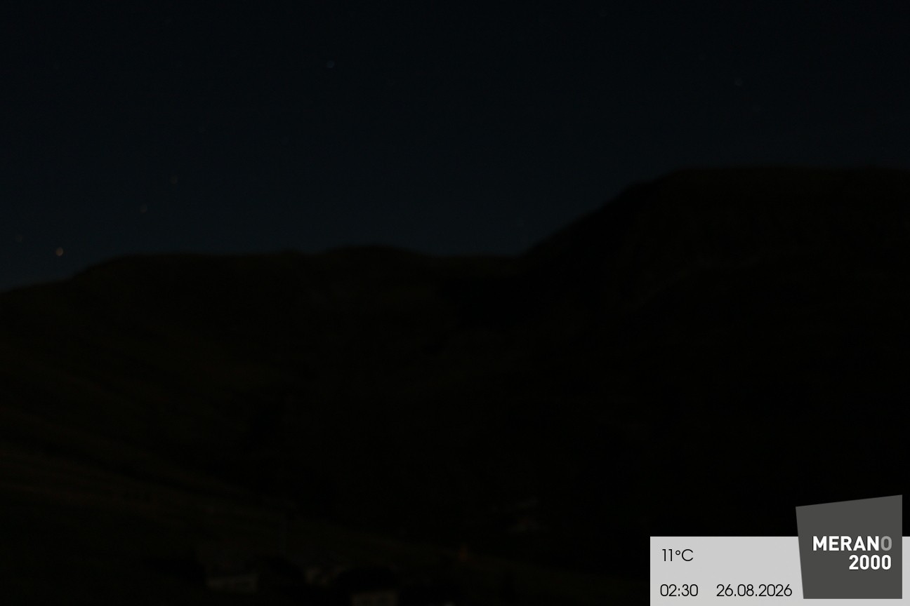 Archived image Webcam mountain restaurant Kirchsteiger Hütte, Merano/Meran