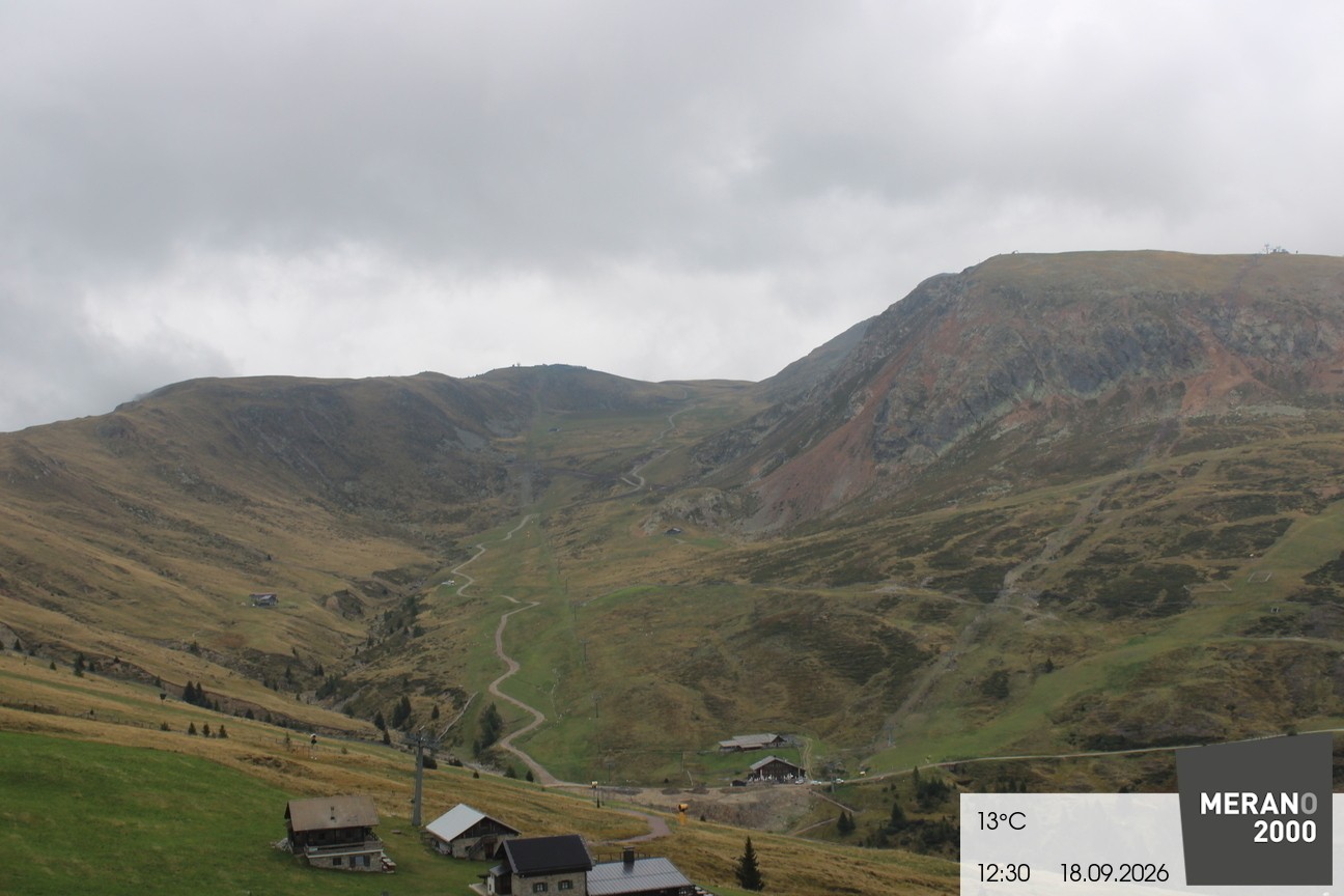 Archived image Webcam mountain restaurant Kirchsteiger Hütte, Merano/Meran