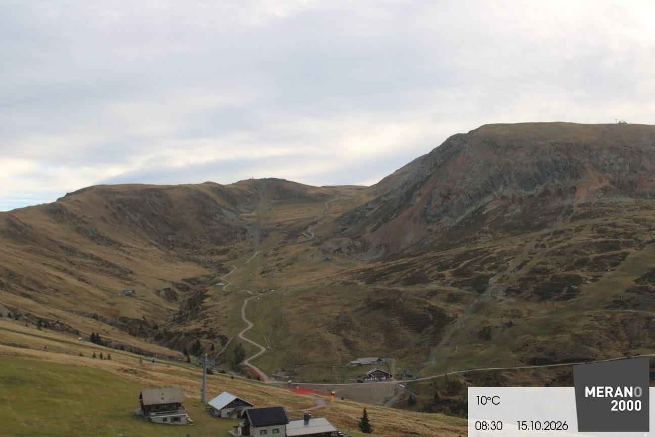Archived image Webcam mountain restaurant Kirchsteiger Hütte, Merano/Meran