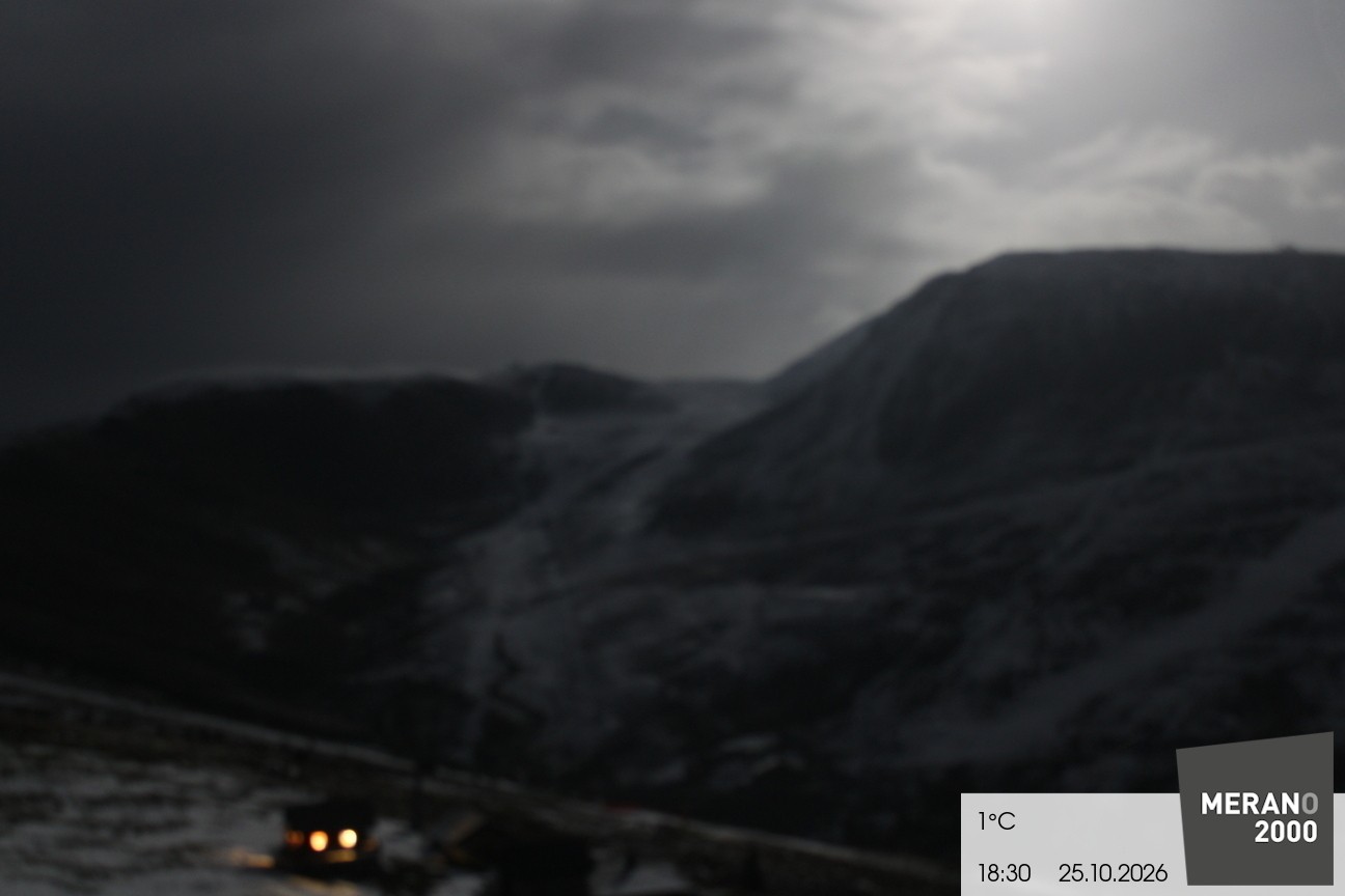 Archived image Webcam mountain restaurant Kirchsteiger Hütte, Merano/Meran