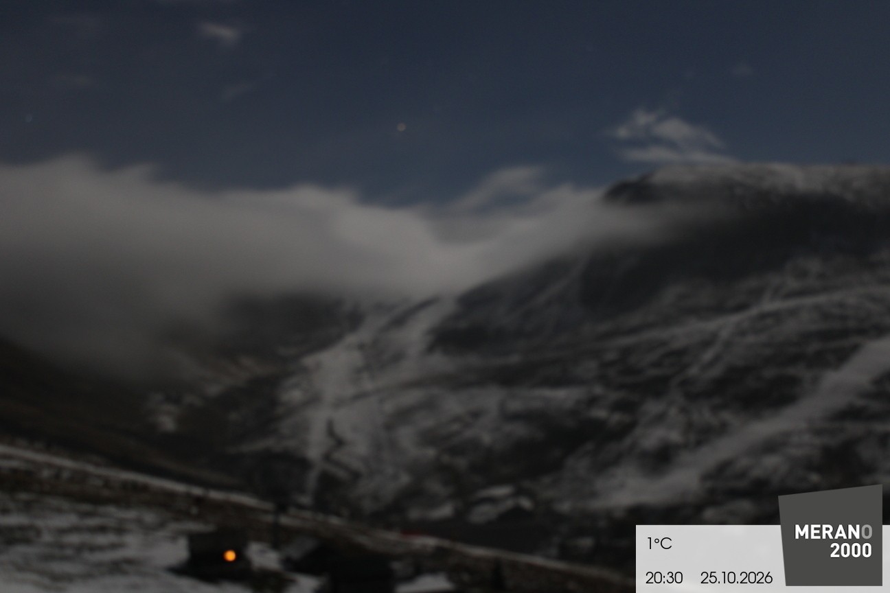 Archived image Webcam mountain restaurant Kirchsteiger Hütte, Merano/Meran
