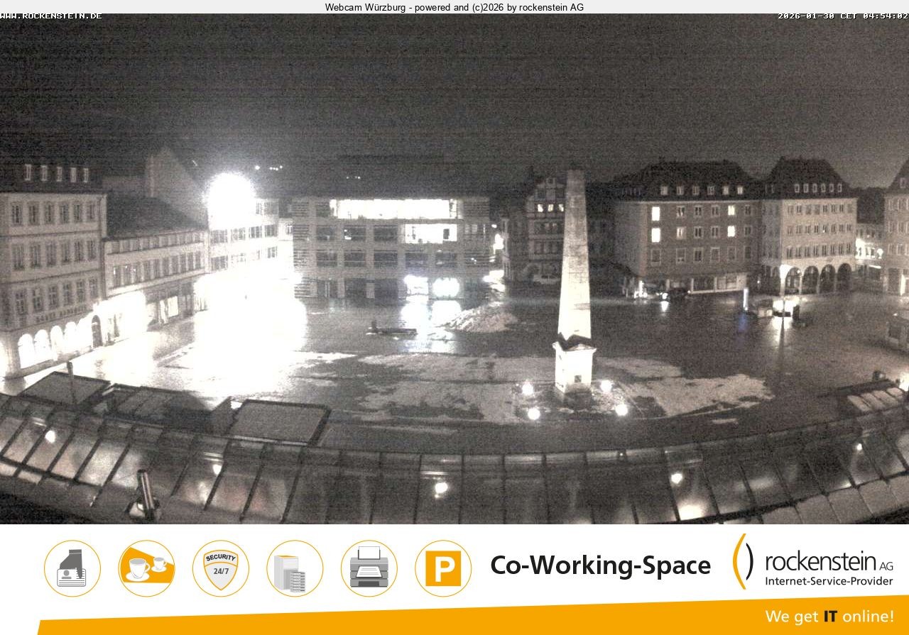 Archiv Foto Webcam Marktplatz Würzburg