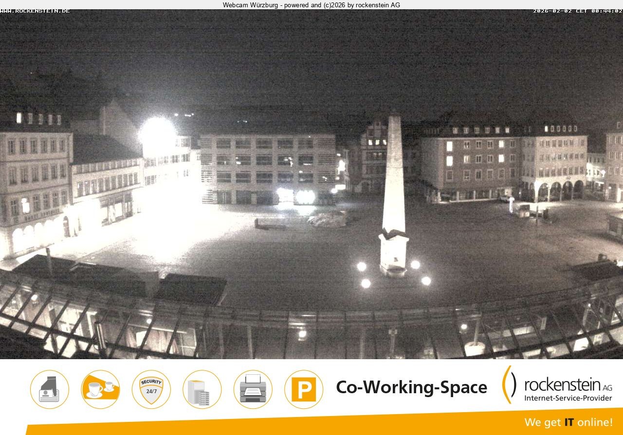 Archiv Foto Webcam Marktplatz Würzburg
