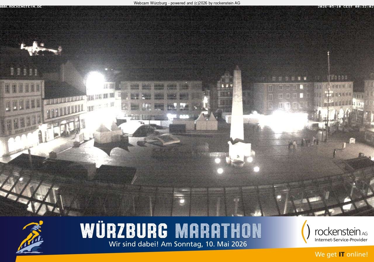 Archiv Foto Webcam Marktplatz Würzburg