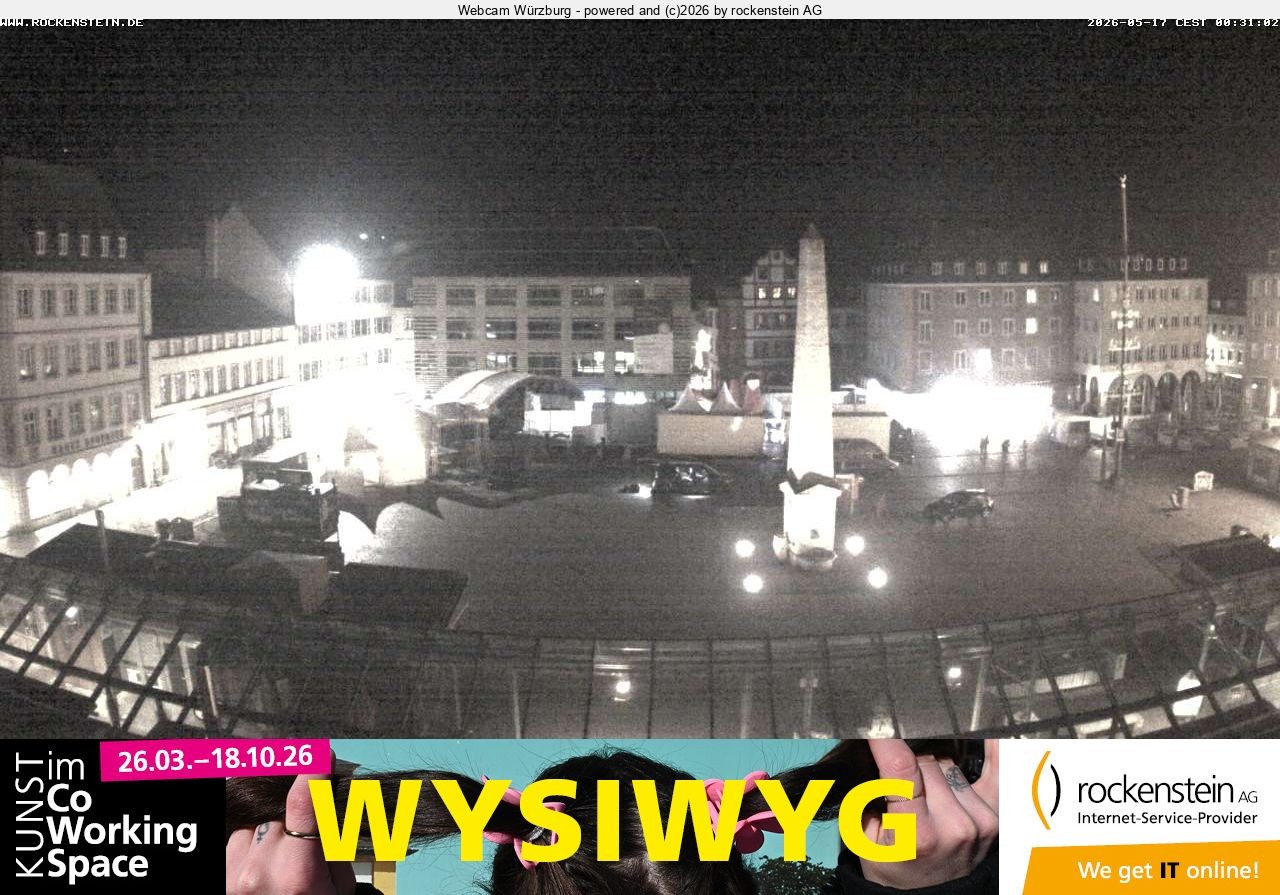 Archiv Foto Webcam Marktplatz Würzburg
