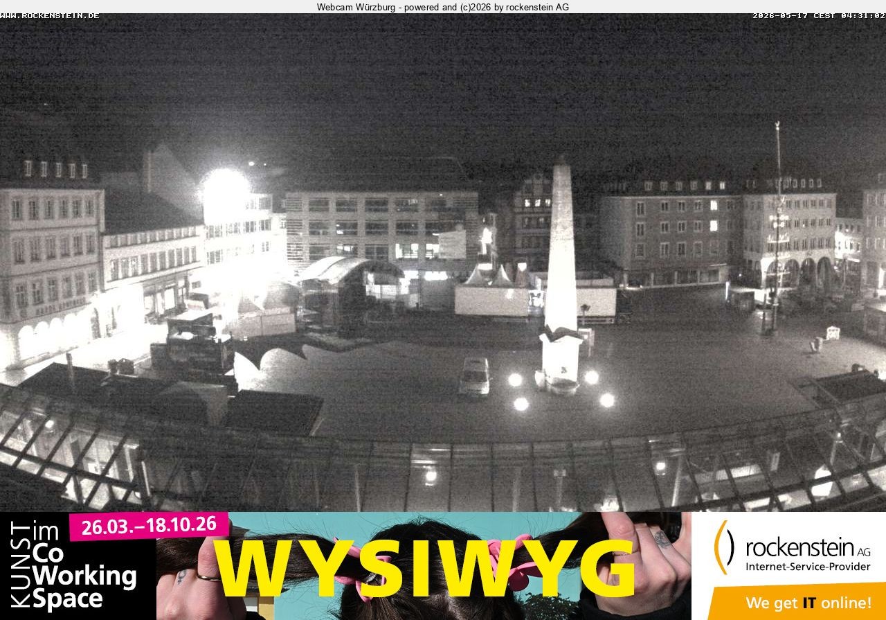 Archiv Foto Webcam Marktplatz Würzburg