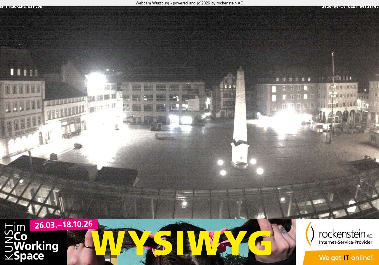 Archiv Foto Webcam Marktplatz Würzburg