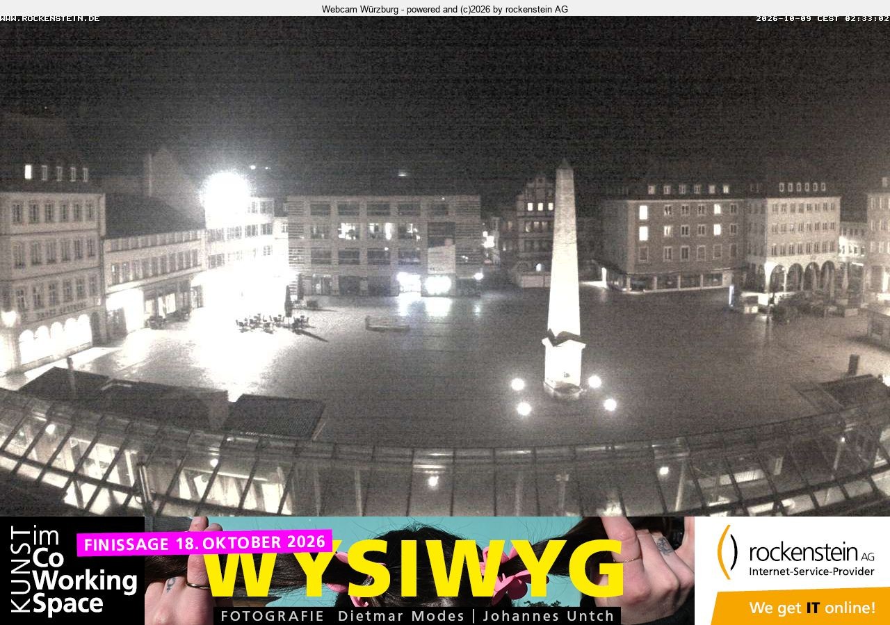 Archiv Foto Webcam Marktplatz Würzburg
