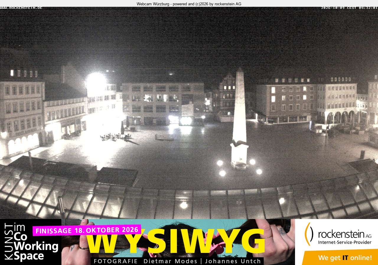 Archiv Foto Webcam Marktplatz Würzburg