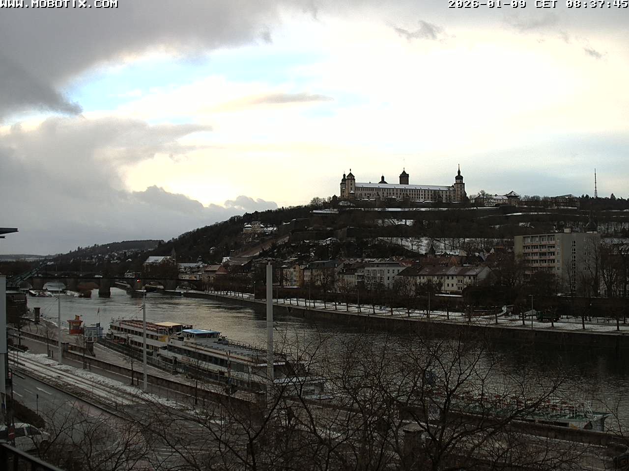 Archiv Foto Webcam Würzburg - Festung Marienberg