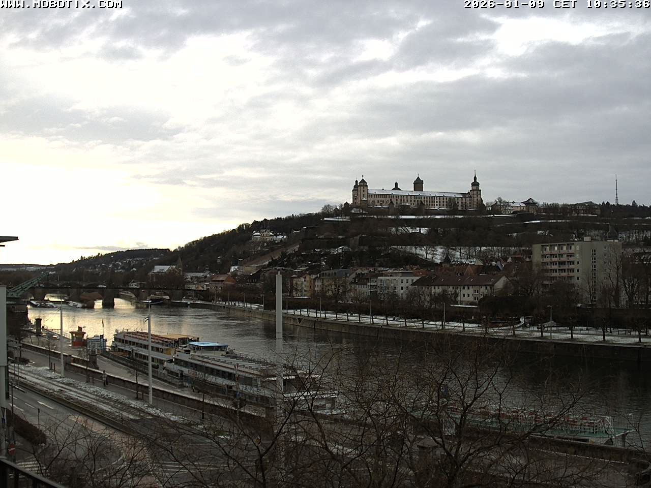 Archived image Webcam Fortress Würzburg, Bavaria