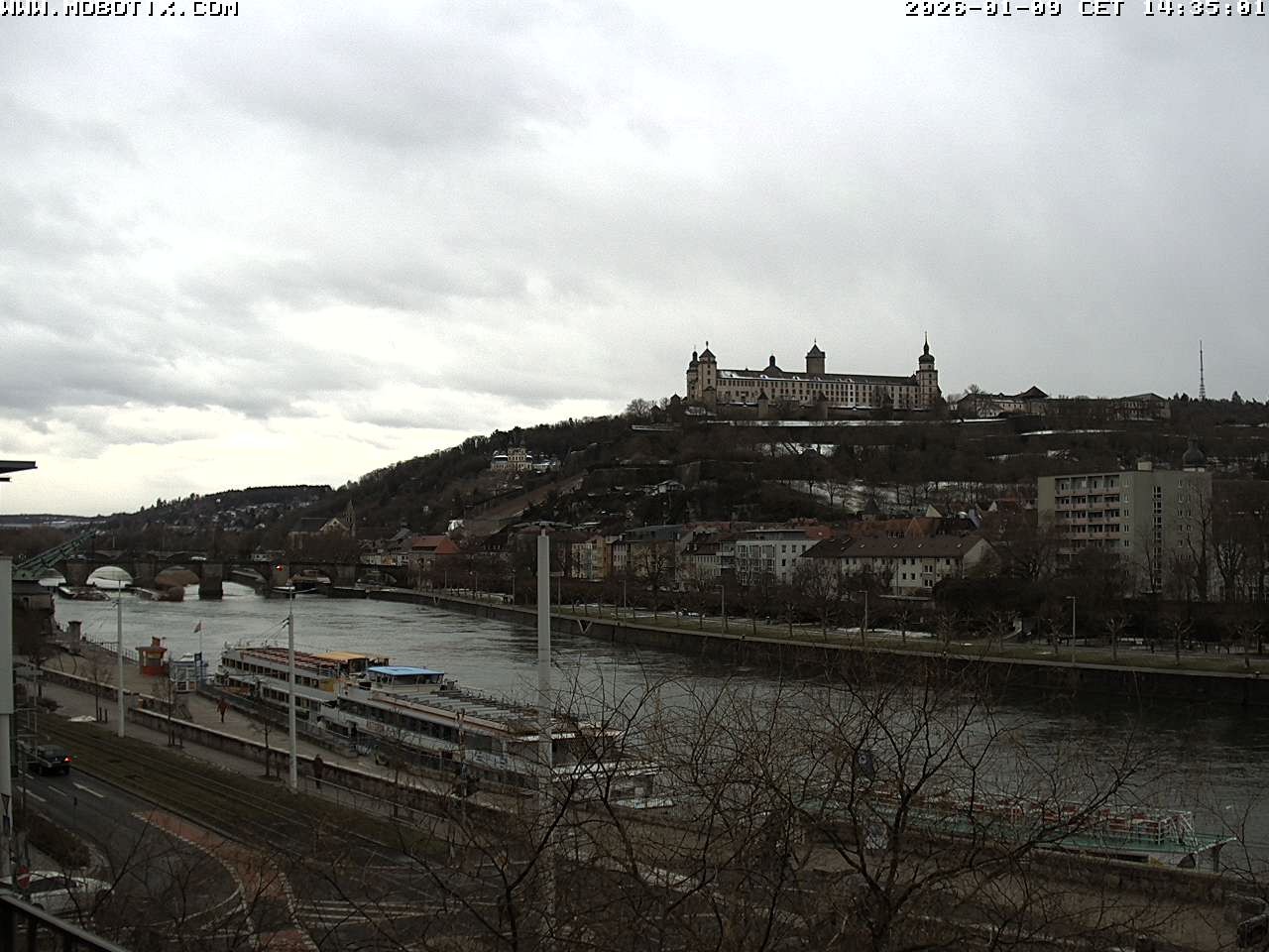 Archived image Webcam Fortress Würzburg, Bavaria