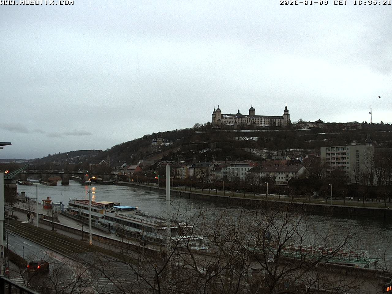 Archived image Webcam Fortress Würzburg, Bavaria