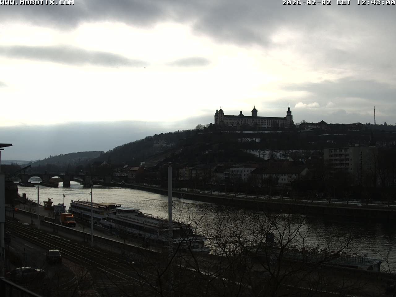 Archiv Foto Webcam Würzburg - Festung Marienberg