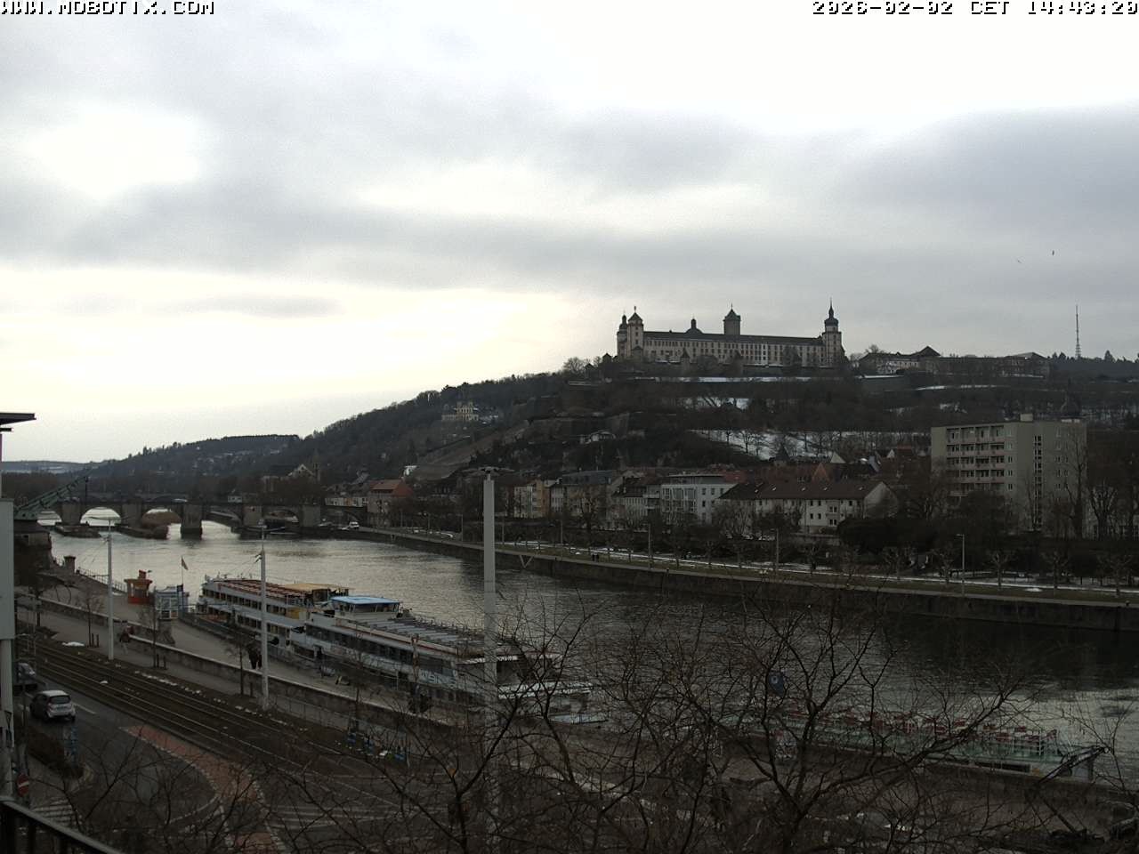Archiv Foto Webcam Würzburg - Festung Marienberg