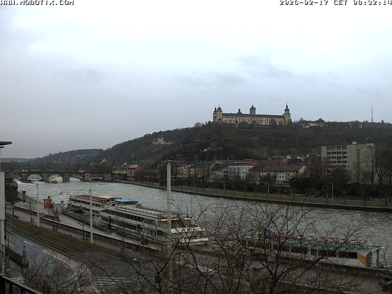 Archiv Foto Webcam Würzburg - Festung Marienberg