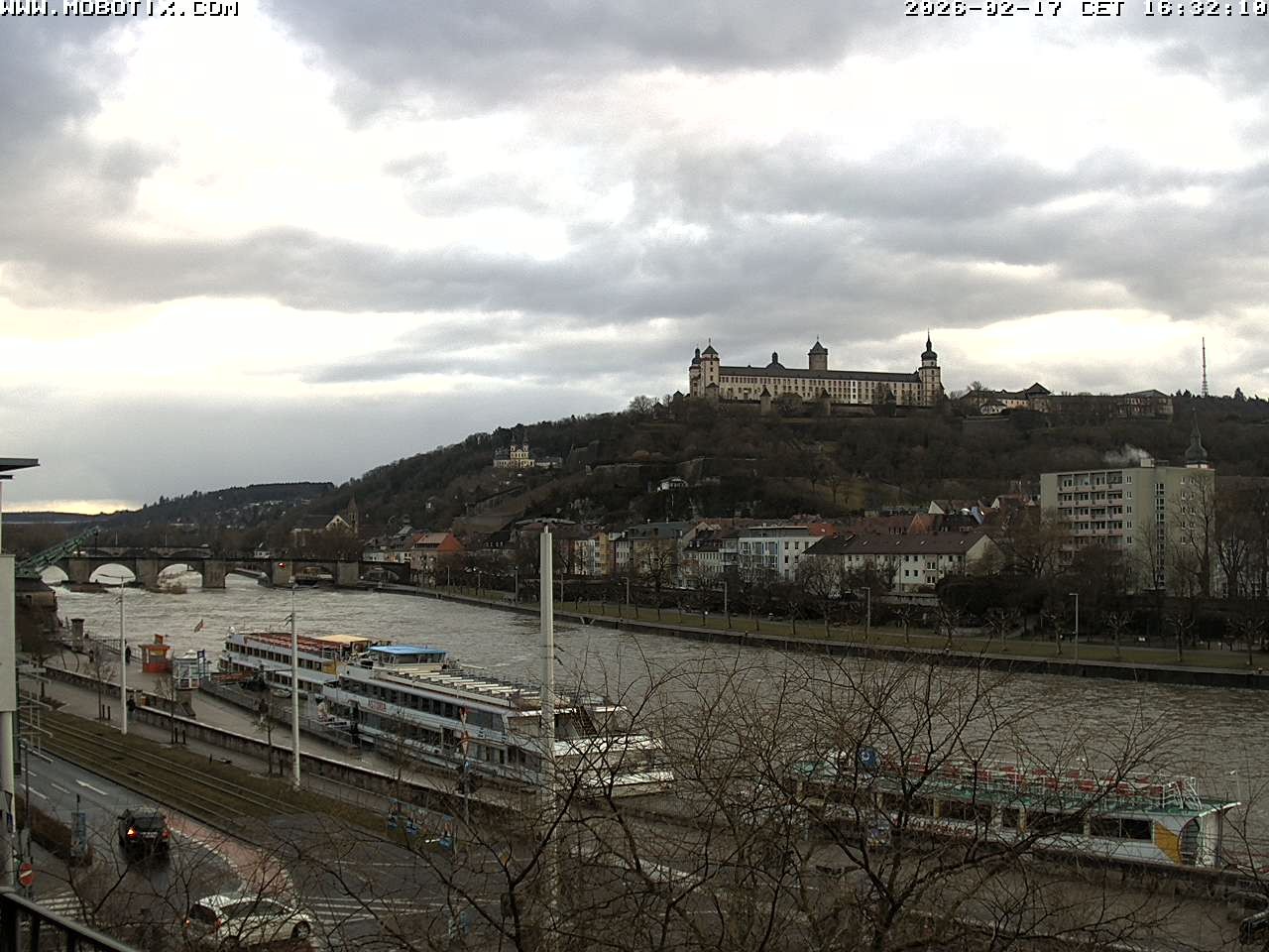 Archiv Foto Webcam Würzburg - Festung Marienberg