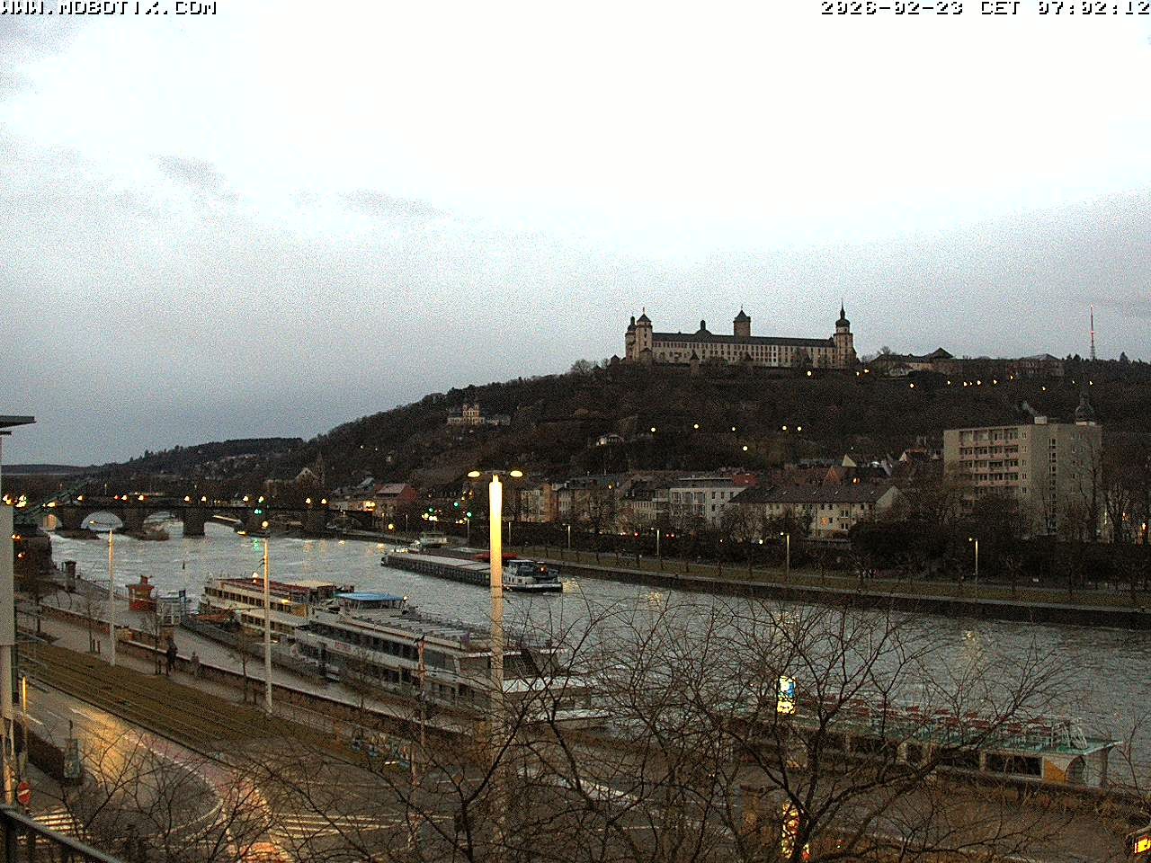 Archived image Webcam Fortress Würzburg, Bavaria