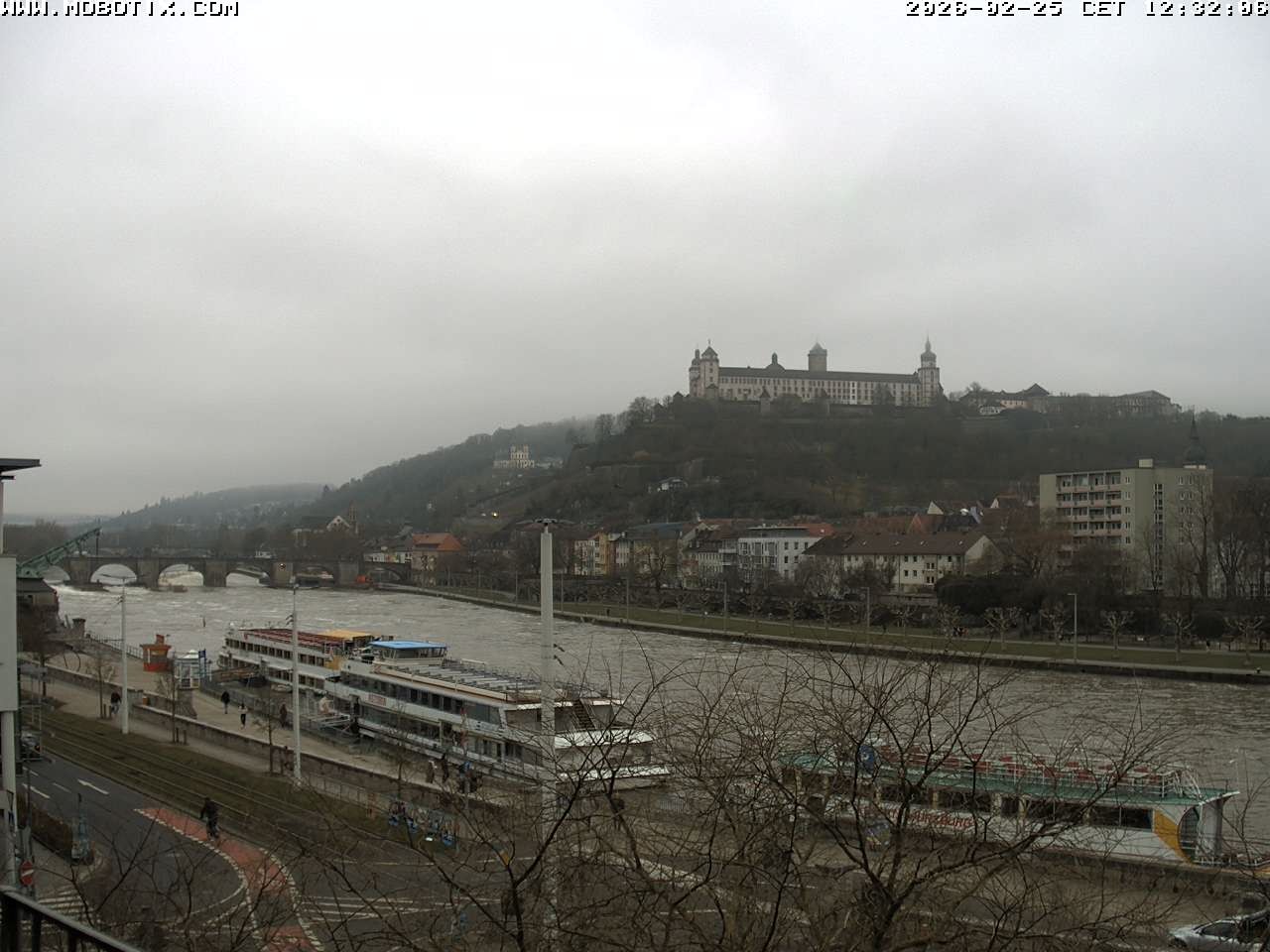 Archiv Foto Webcam Würzburg - Festung Marienberg