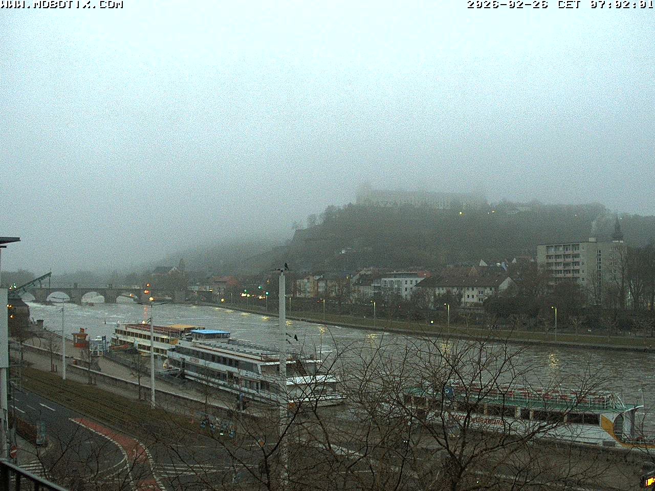Archived image Webcam Fortress Würzburg, Bavaria