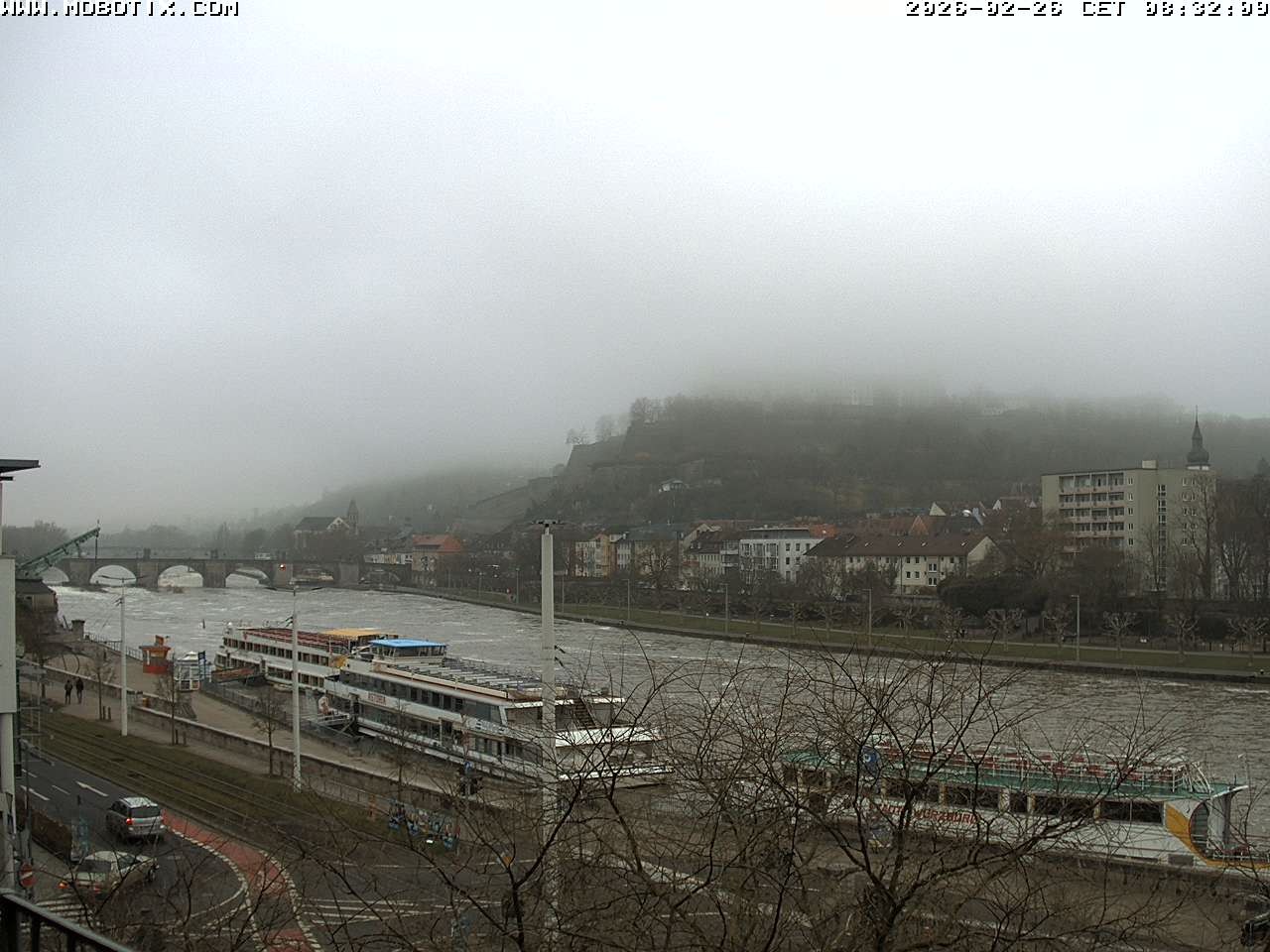 Archived image Webcam Fortress Würzburg, Bavaria