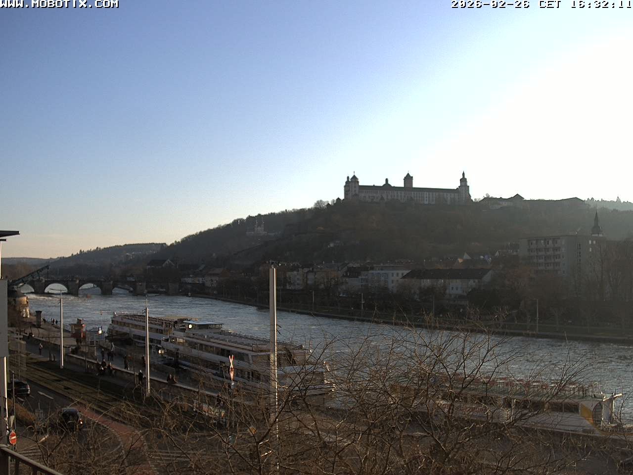 Archived image Webcam Fortress Würzburg, Bavaria