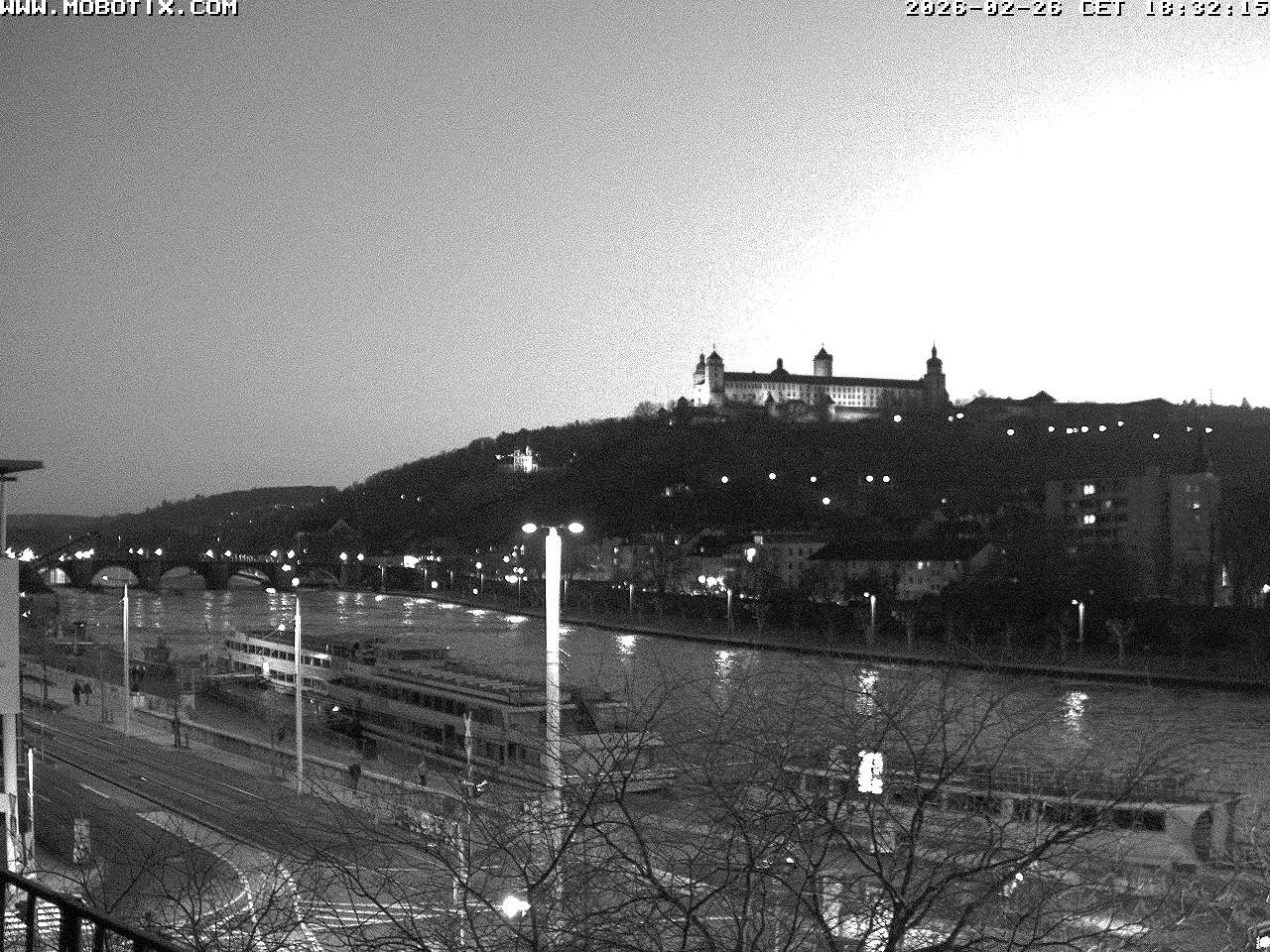 Archived image Webcam Fortress Würzburg, Bavaria