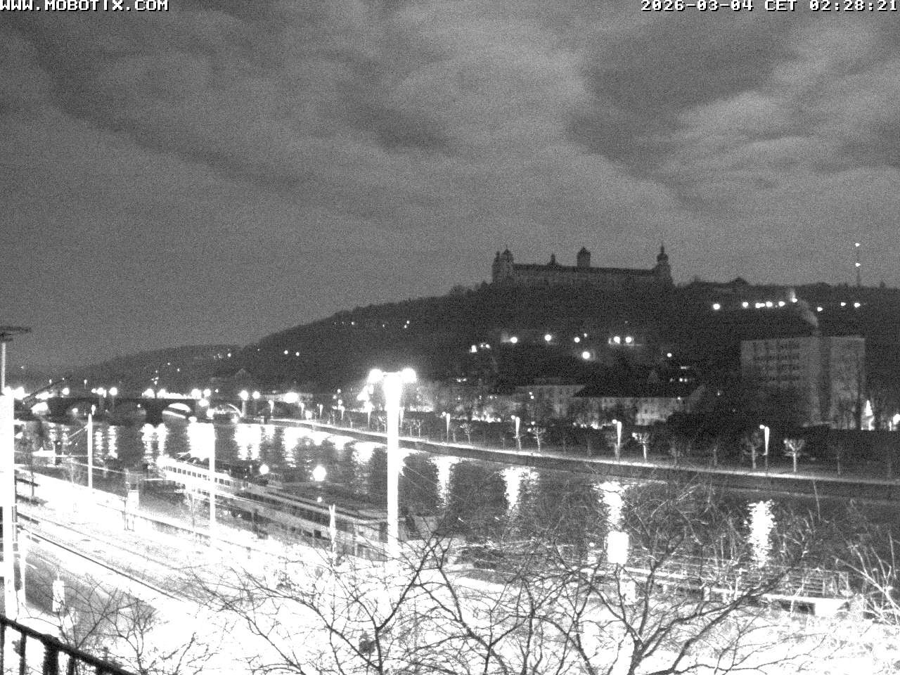 Archiv Foto Webcam Würzburg - Festung Marienberg