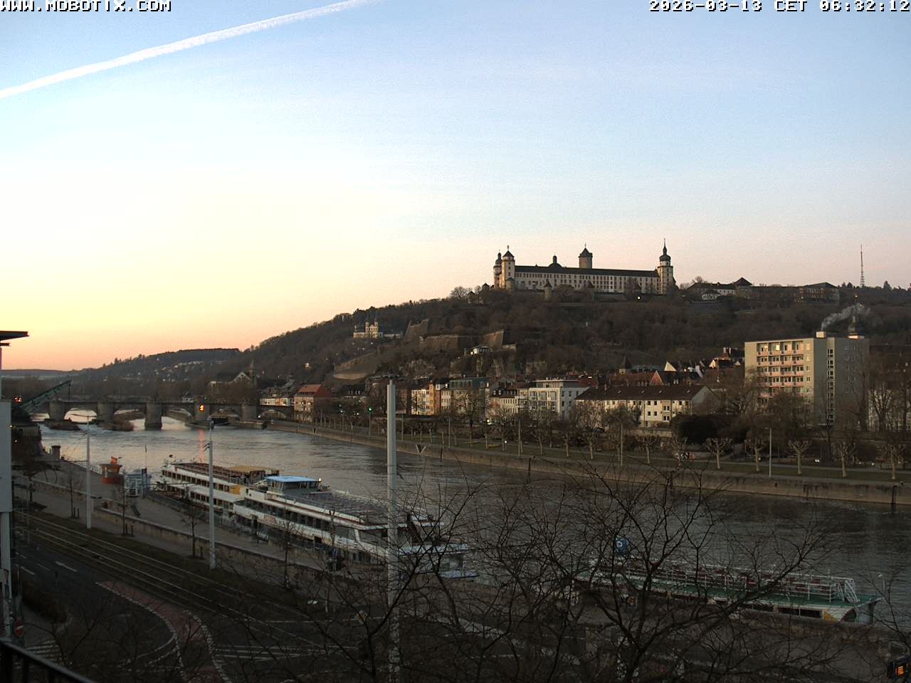 Archived image Webcam Fortress Würzburg, Bavaria