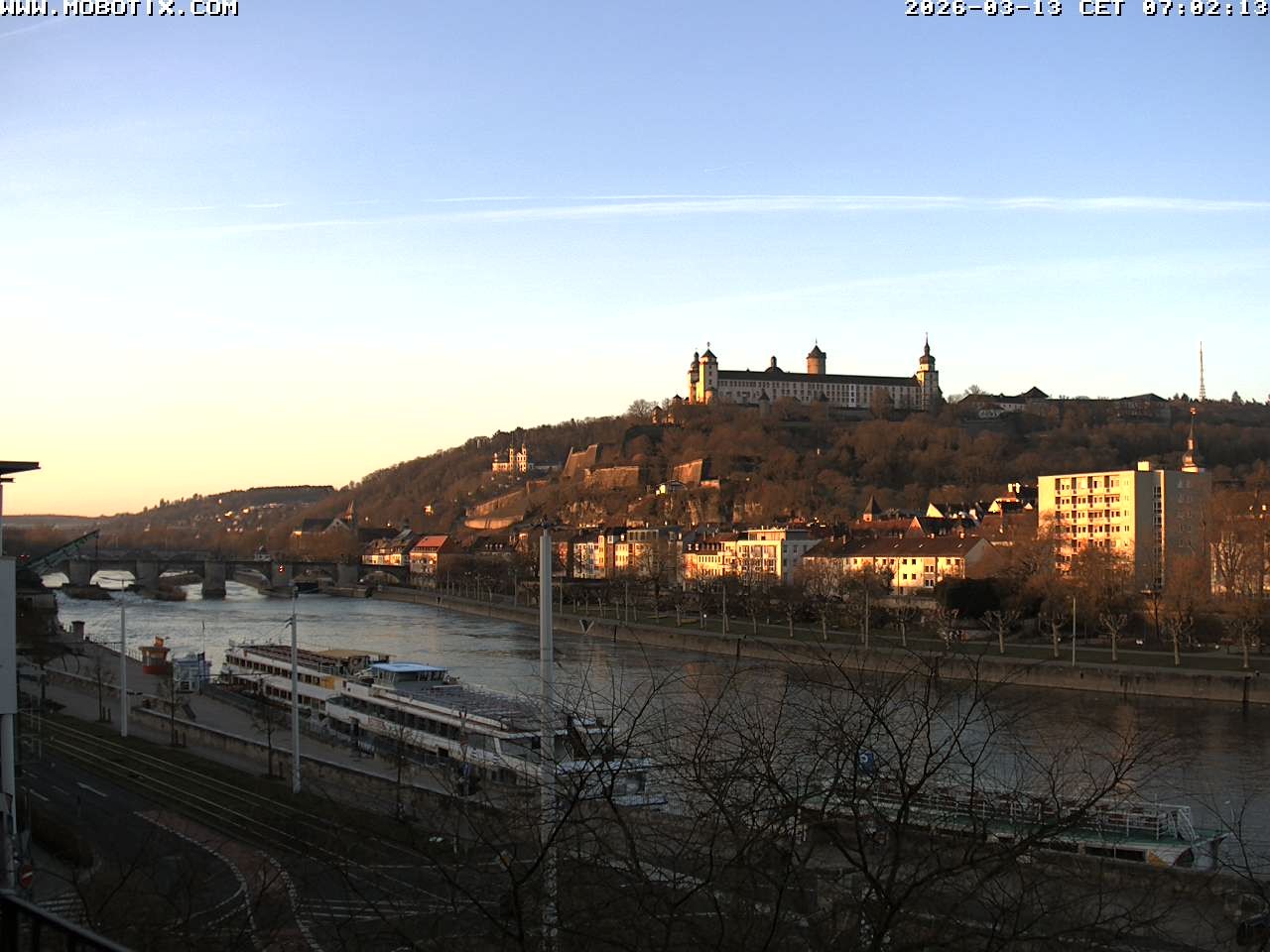 Archived image Webcam Fortress Würzburg, Bavaria
