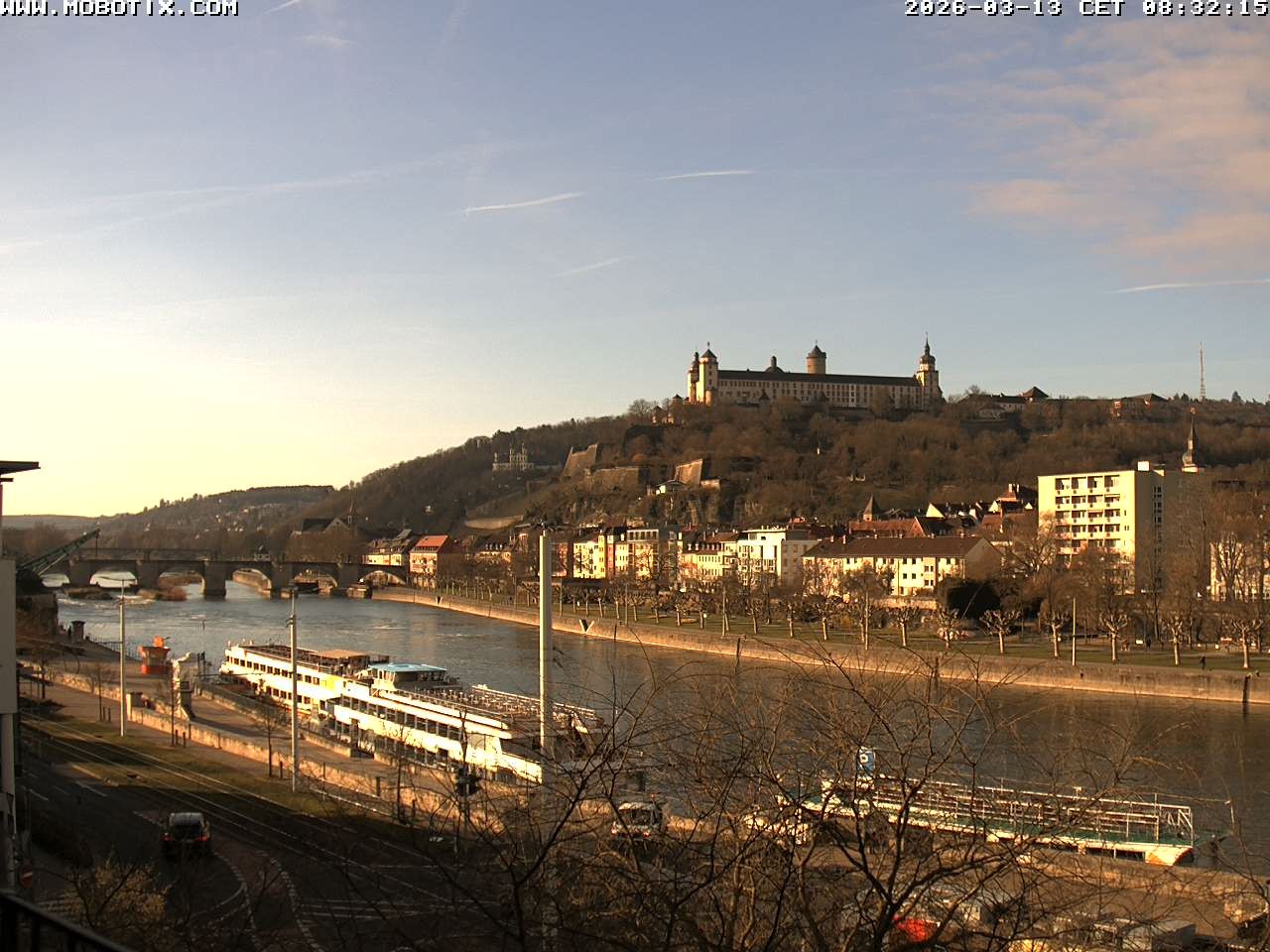 Archived image Webcam Fortress Würzburg, Bavaria