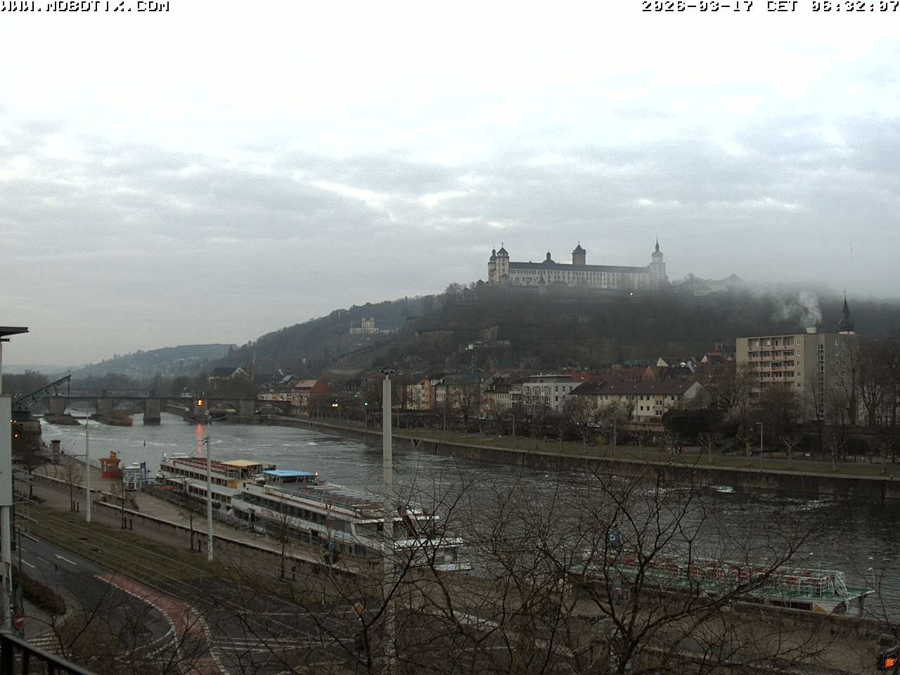 Archiv Foto Webcam Würzburg - Festung Marienberg