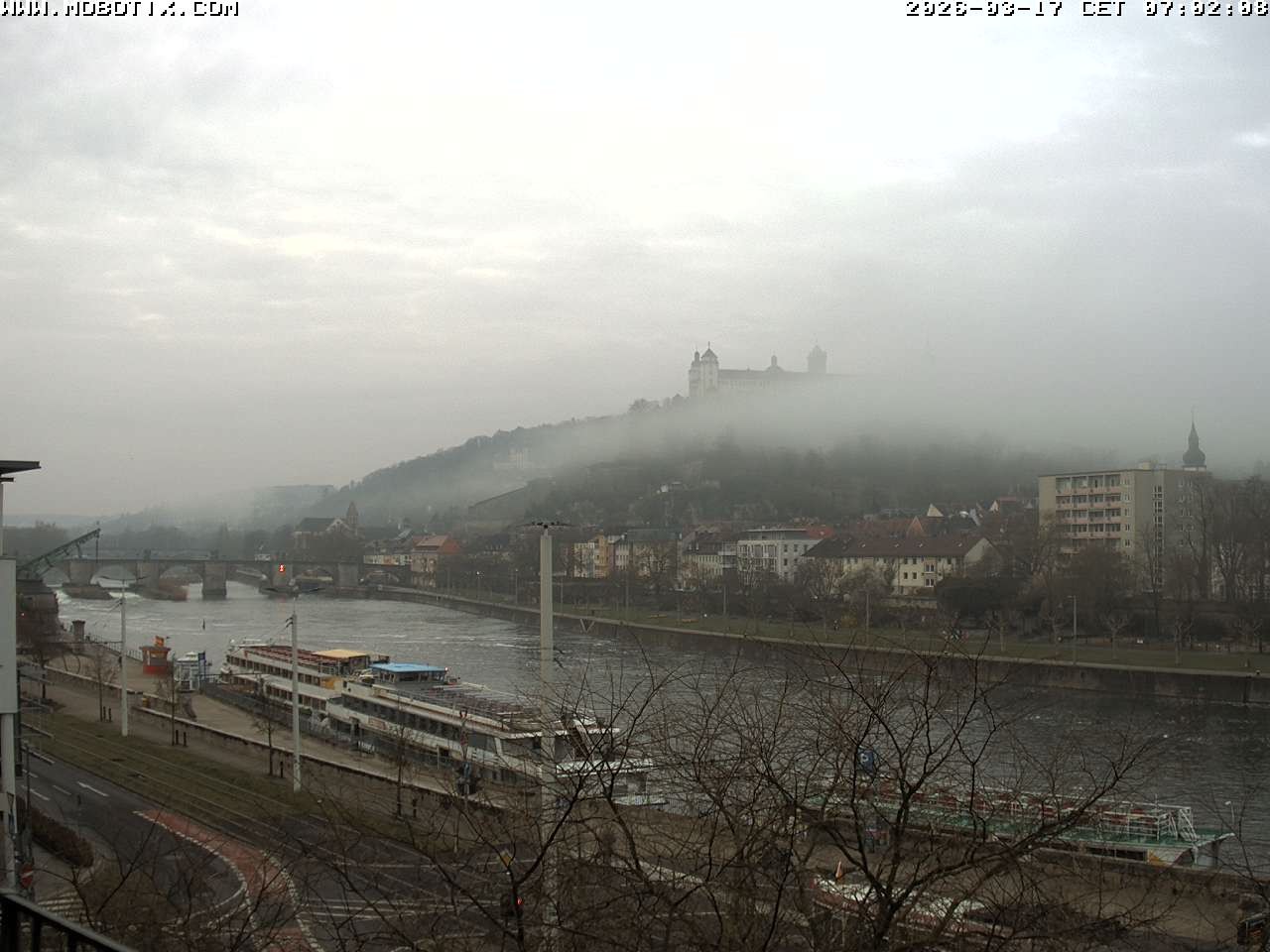 Archiv Foto Webcam Würzburg - Festung Marienberg