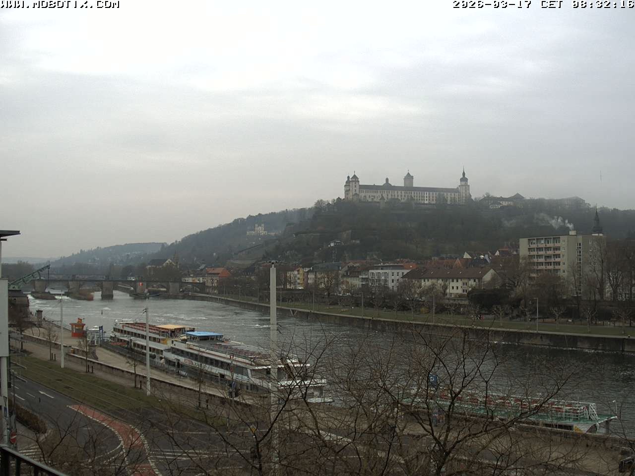 Archiv Foto Webcam Würzburg - Festung Marienberg