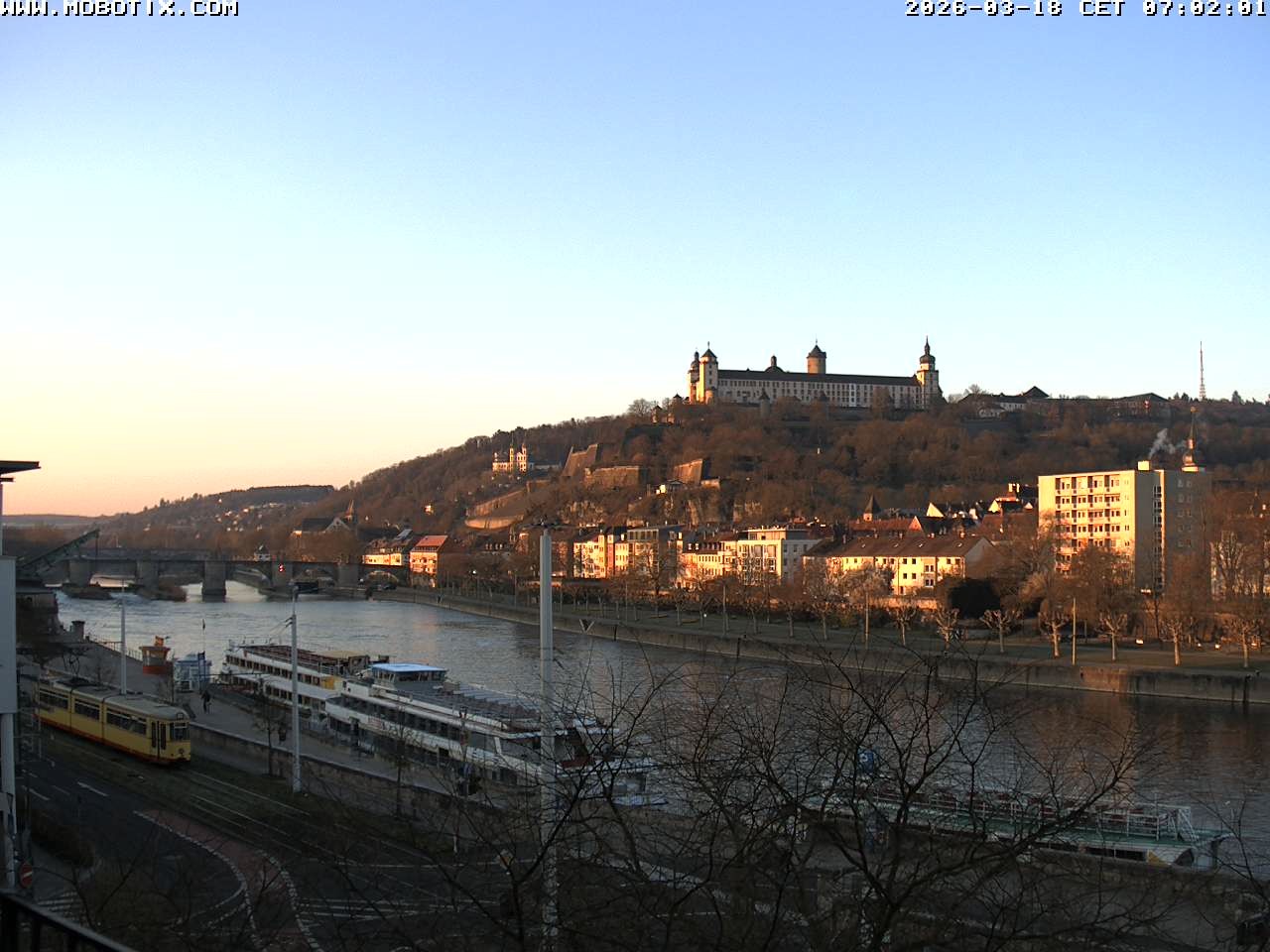 Archived image Webcam Fortress Würzburg, Bavaria