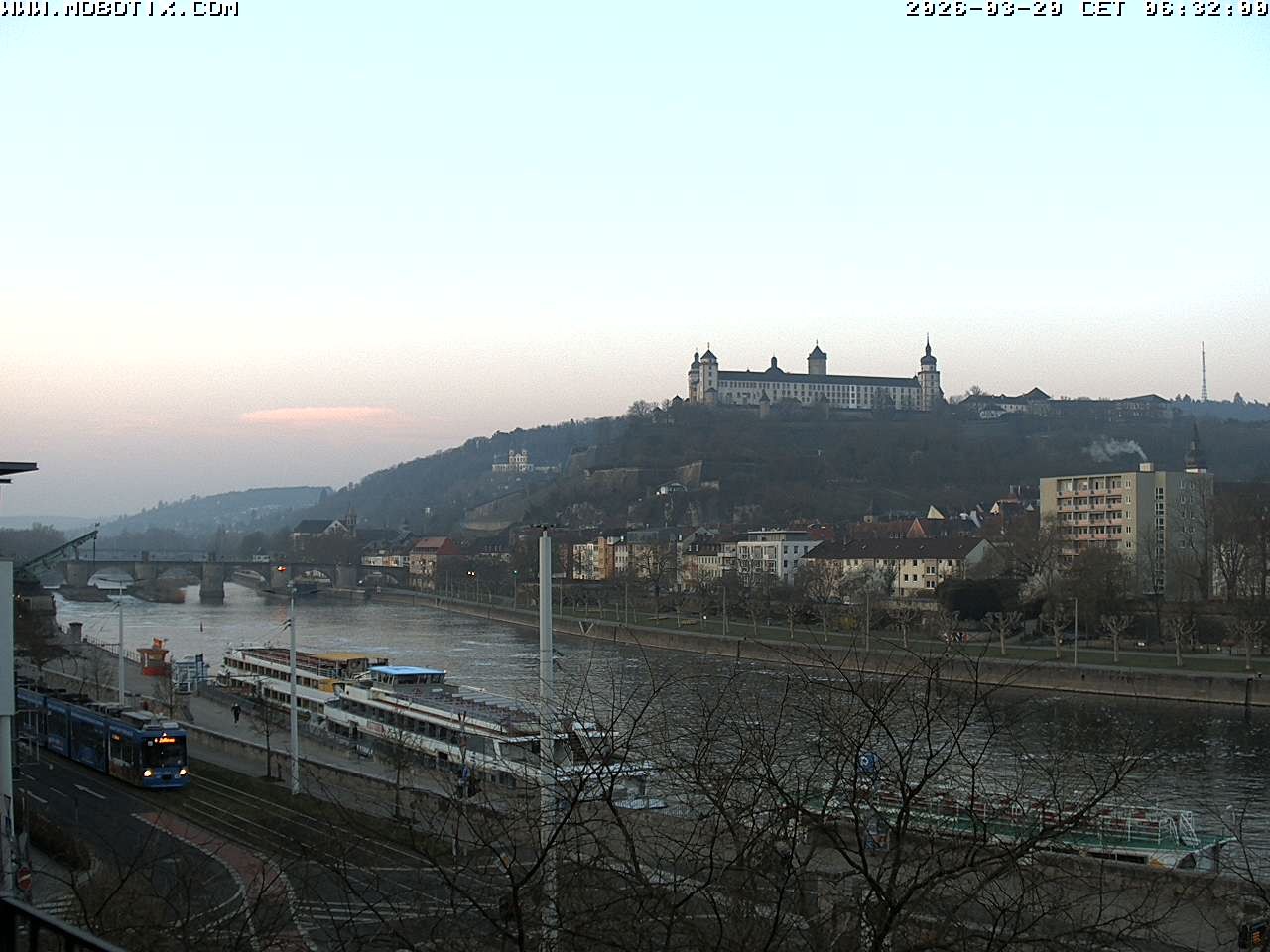 Archived image Webcam Fortress Würzburg, Bavaria