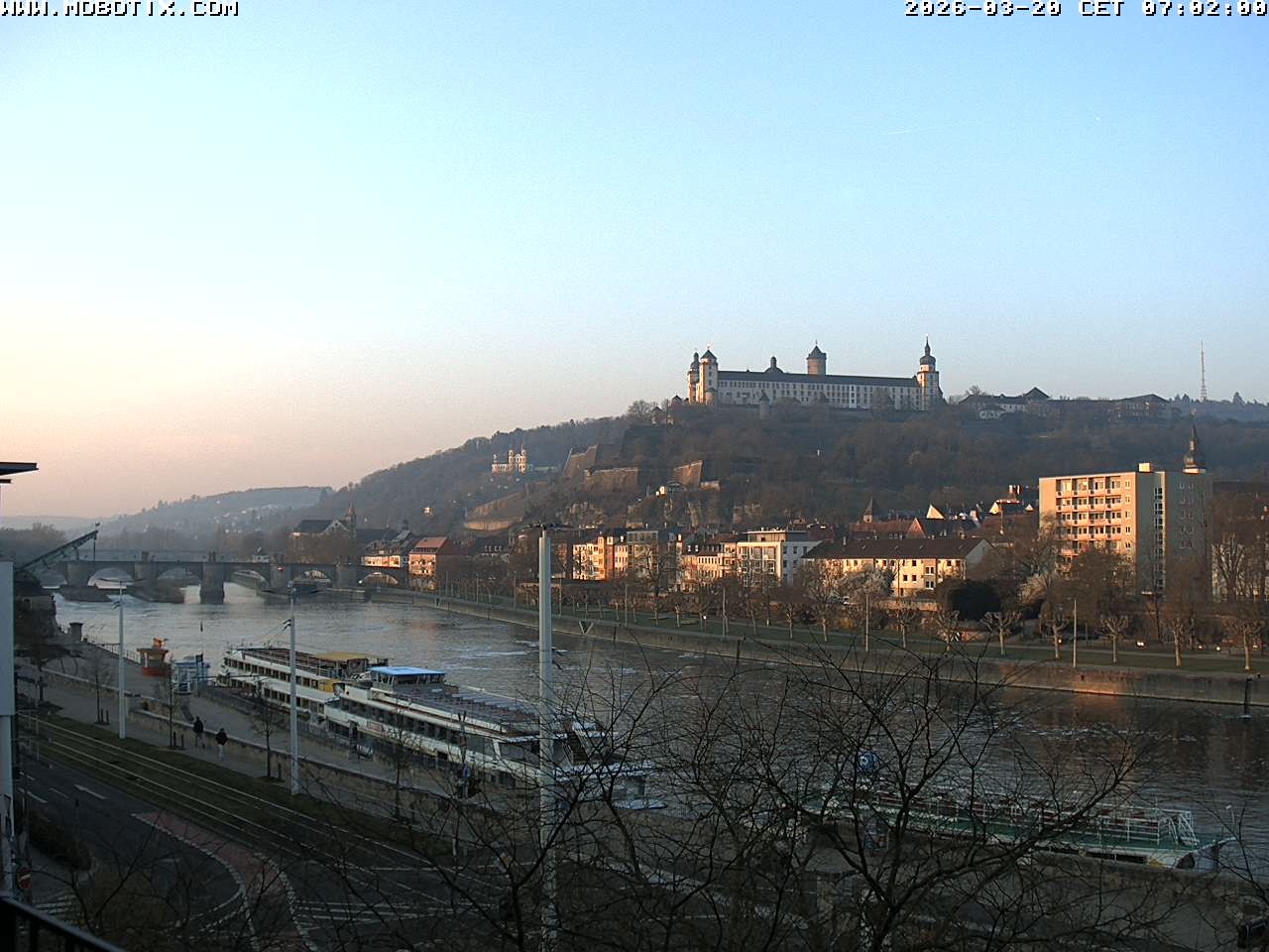 Archived image Webcam Fortress Würzburg, Bavaria