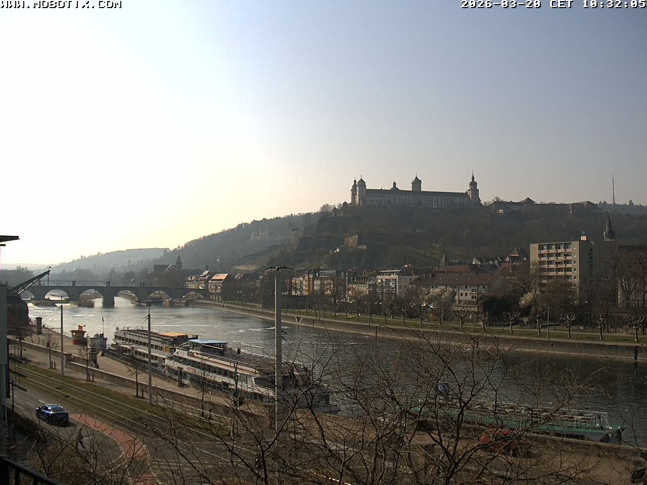 Archived image Webcam Fortress Würzburg, Bavaria